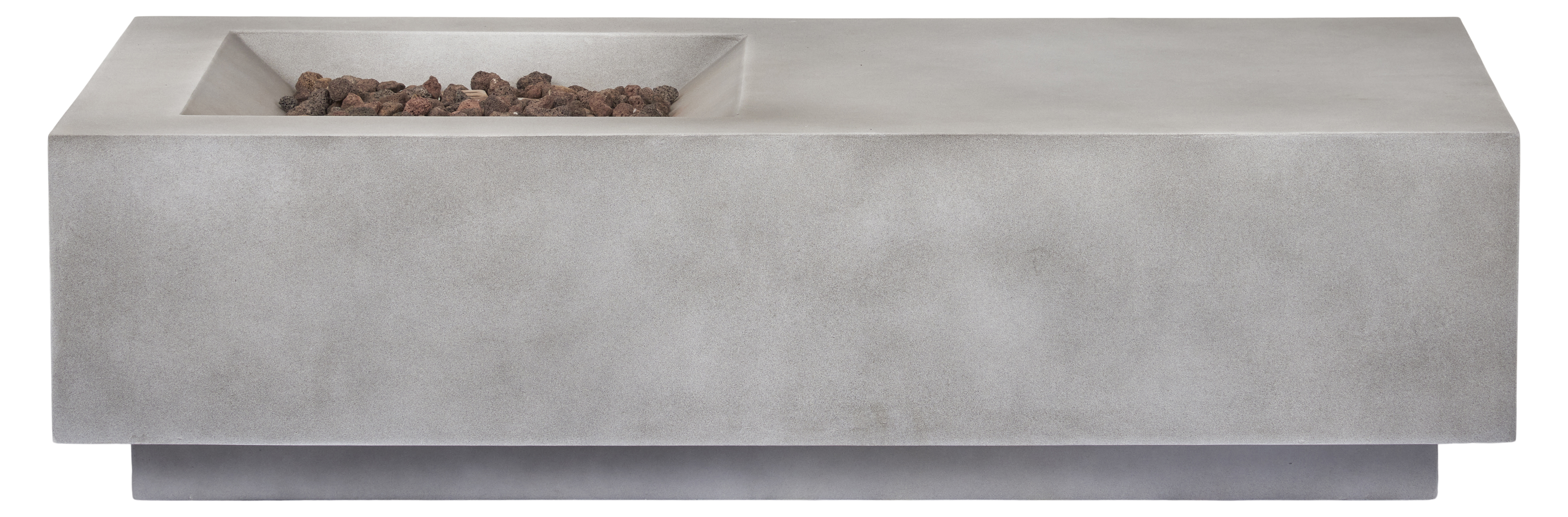 HAGEBORD M/GASSVARMER 140X76CM KONKRET