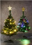CHRISTMAS TREE W/15LED H60CM W/BATTERY BOX