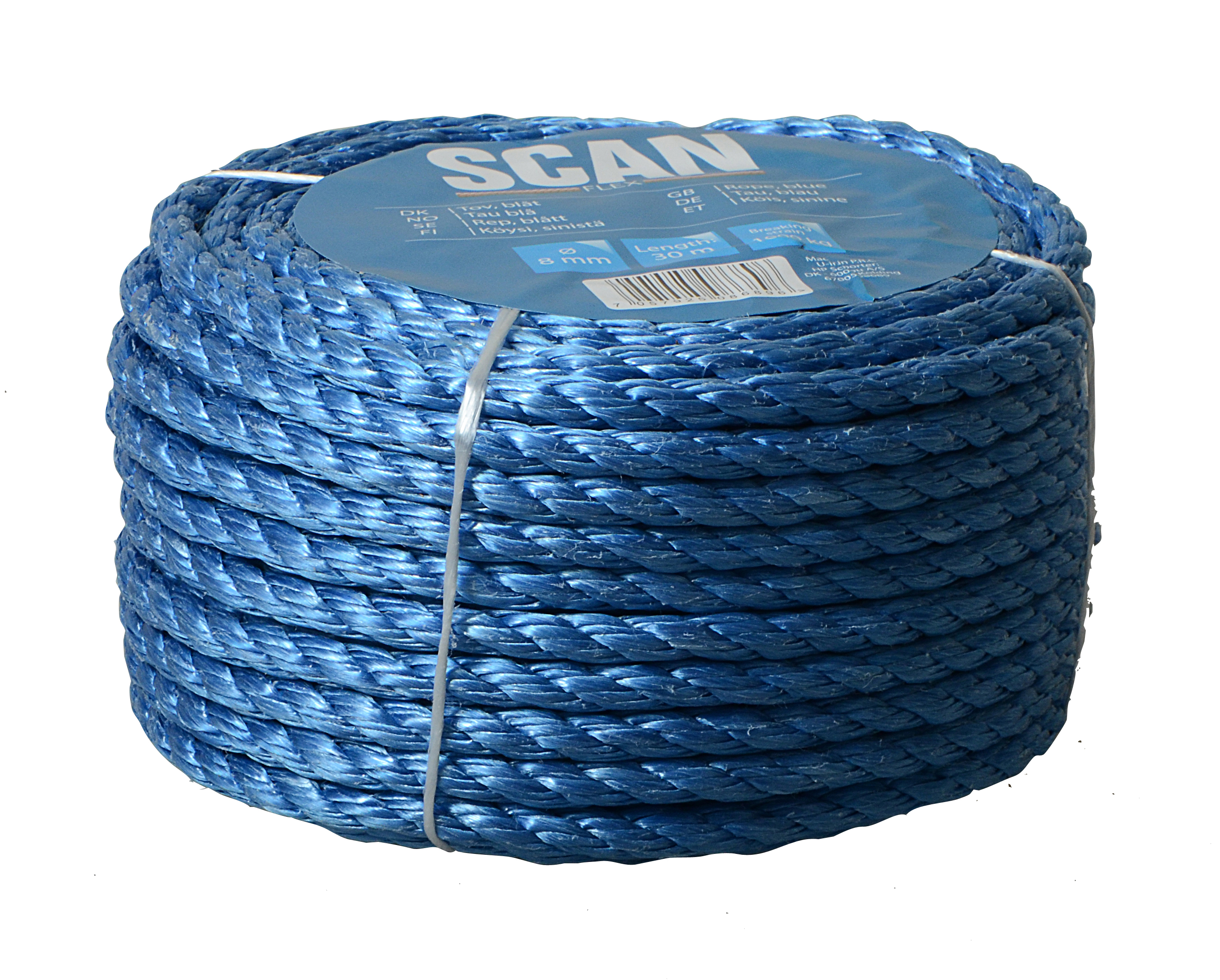 TAU BLÅ PP 8MMX30M SPLITTFIBER